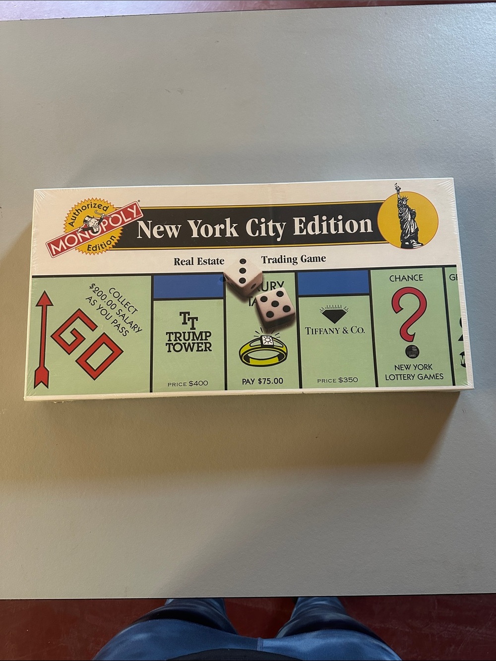 Monopoly New York City Edition Board Game - Beige/Green